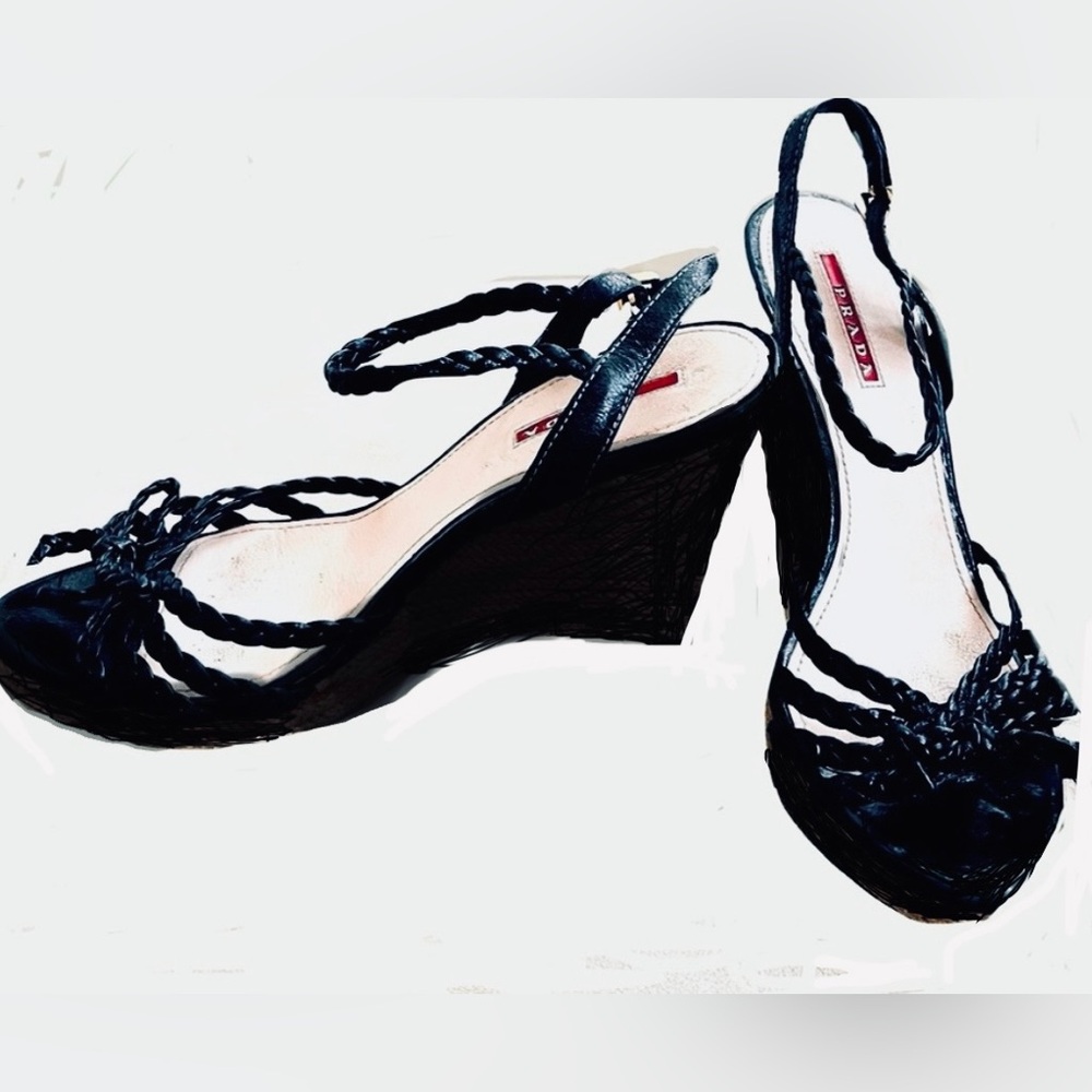 Prada wedge sandals